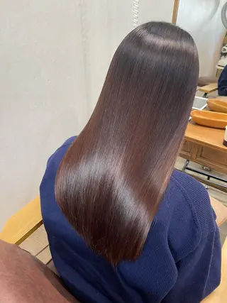 セミロング 巻ける縮毛矯正✨ 木下晴一朗✨のヘアスタイル