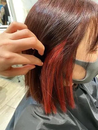 カラー ゆるふわパーマ🌼 アレンジ🌼リョウカのヘアスタイル