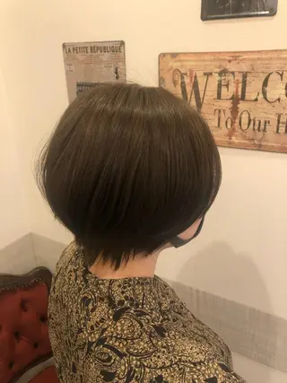 ショート メンズパーマ、カラー 大募集村上莉奈のヘアスタイル