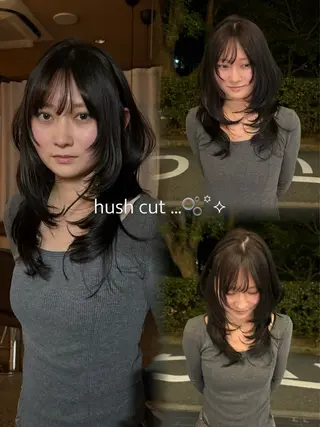 セミロング メンズモデル募集中 YOKE reinaのヘアスタイル