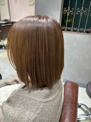 ミディアム 🫧Ayumu🫧 透明感カラー/春日のヘアスタイル