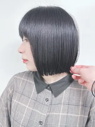 ミディアム ボブ/ゆるふわ ボブパーマ/とういのヘアスタイル