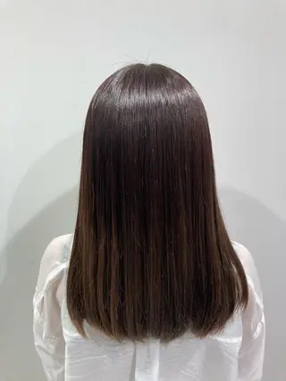 カラー 透明感カラー 板橋　島村美咲のヘアスタイル