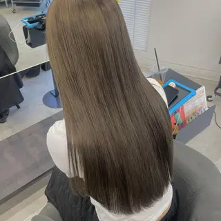 カラー ロング 韓国🫧髪質改善🫧 縮毛矯正🫧陽菜🫧のヘアスタイル