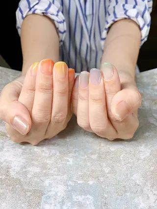 ショート aki_orenge nailのネイルデザイン