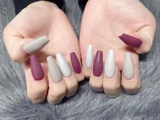 セミロング ネイル 《LB》ラブリエ Nail&eyeのマツエク・マツパデザイン