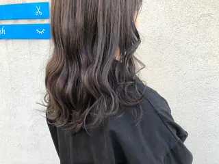 ロング カラー パーマ ヘアアレンジ まつパ/まつエク Ci belleのマツエク・マツパデザイン