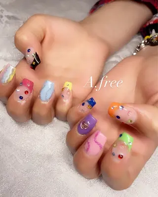 ネイル A.free✧*｡ アレルギー対応✧*｡のネイルデザイン
