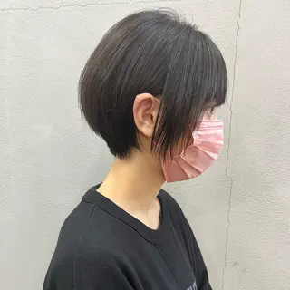 ショート 🌱小顔魅せショート 髪質改善カラー/泉綺のヘアスタイル