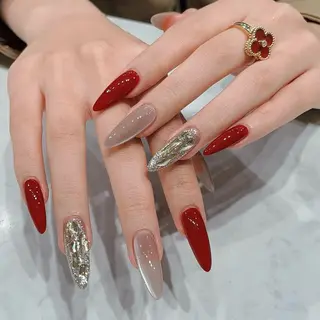 ネイル By moonネイル 🌷ワンホン/韓国風のネイルデザイン