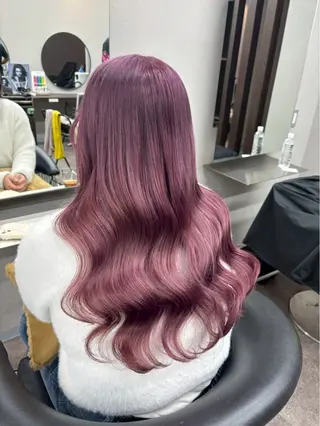 ロング カラー ブリーチ🩵レイヤー Maho🐻‍❄️のヘアスタイル