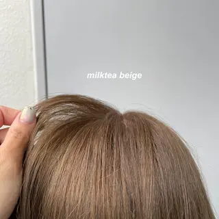 ロング カラー レイヤーカット 韓国ヘアayameのヘアスタイル