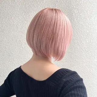 ショート カラー ブリーチカラー🌈 石垣翔太のヘアスタイル