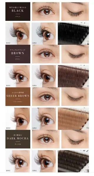 マツエク・マツパ eyenail shokoのマツエク・マツパデザイン