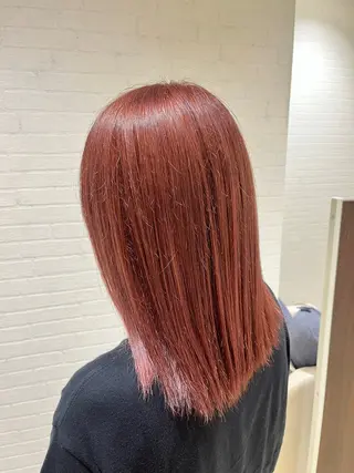 セミロング カラー ハイトーンカラー🎀 はなえのヘアスタイル