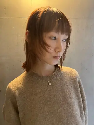 ミディアム ハイトーンNo.1✨ パーマ✨イマイタツヤのヘアスタイル