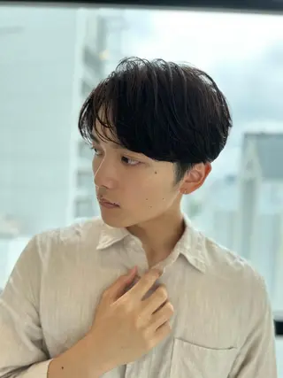 メンズ 10月限定モニター 髪質改善美髪矯正のヘアスタイル