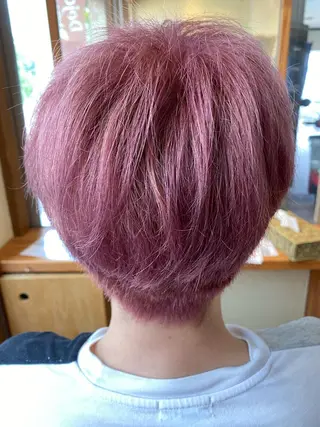 ショート カラー パーマ ヘアアレンジ メンズ キッズ ネイル マツエク・マツパ 🌈髪質改善・美髪矯 正・平野瀬乃🌈のヘアスタイル
