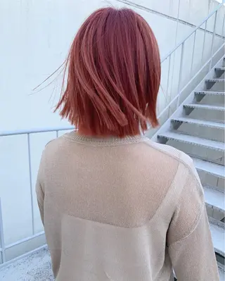 ショート カラー ハイトーン/ショート 村上淳乃🐥のヘアスタイル