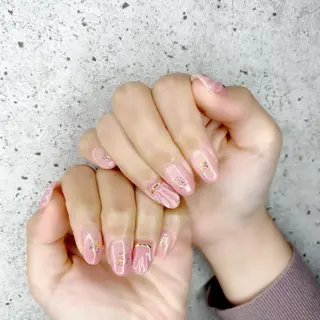 ミディアム カラー パーマ ヘアアレンジ メンズ キッズ ネイル マツエク・マツパ Salon Ｋのネイルデザイン