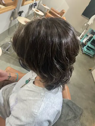 カラー メンズ まつやま さおりのヘアスタイル