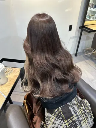 ロング カラー 渋谷/原宿♡PELE 縮毛矯正/ストレートのヘアスタイル