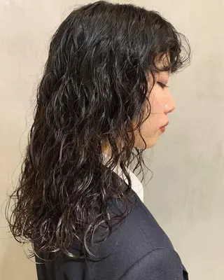 ロング パーマ 優作 〜圧倒的信頼〜のヘアスタイル