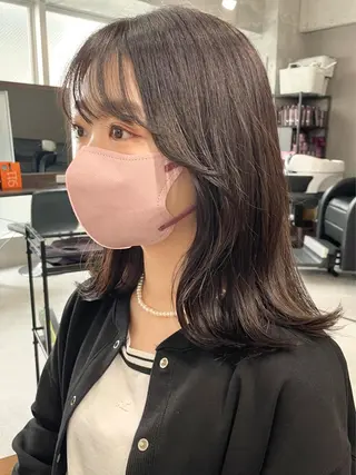 セミロング カラー ヘアアレンジ メンズ似合わせ🪞 kotoriのヘアスタイル
