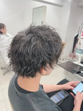 メンズ 髪質改善/ボブ/韓国 レイヤー💫あらいのヘアスタイル