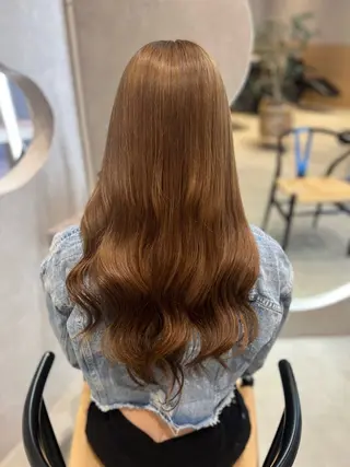 ロング 小池 夏美のヘアスタイル