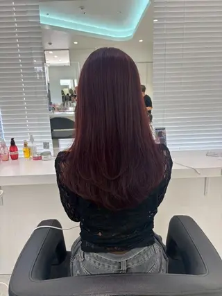 カラー ブリーチなし🥣🤍 ベージュ♡表参道のヘアスタイル