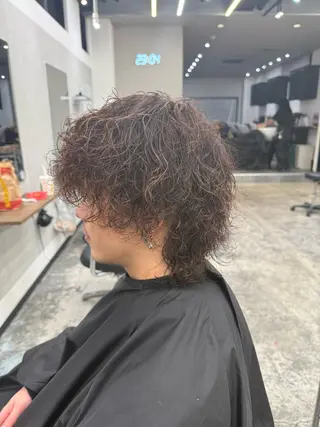 カラー パーマ ルシ🎨/ハイトーン デザイン/髪質改善のヘアスタイル