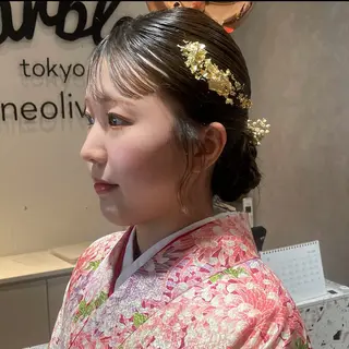 ヘアアレンジ yumemiレイヤー ‎✴︎ 透明感カラーのヘアスタイル