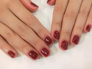 ネイル はばすみれ🎀ﾈｲﾙ 光ﾌｪｲｼｬﾙ ﾍｱのネイルデザイン