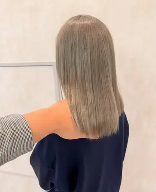 ミディアム ハイライト/ ブリーチ😈小倉😈のヘアスタイル