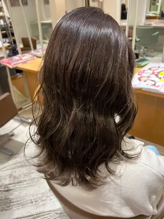 セミロング カラー ﾕｳﾅ/ ショート・ボブ🐰のヘアスタイル