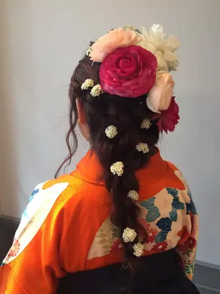 ロング ヘアアレンジ レイヤーカット✂️ 横浜No1♡下鳥翔子のヘアスタイル