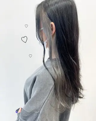 セミロング カラー 新宿駅近♡個室 ♡関口三都季🌜のヘアスタイル