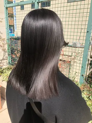 セミロング 長山 航来 /縮毛矯正のヘアスタイル