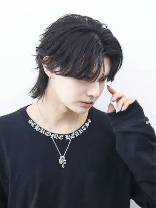 セミロング メンズ パーマ職人🔥/短髪 執行役員/YUTAのヘアスタイル