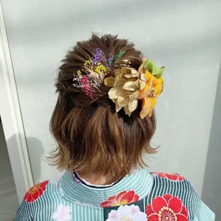 ミディアム ヘアアレンジ 【美髪のお医者さん】 髙橋真理奈💉🌟のヘアスタイル