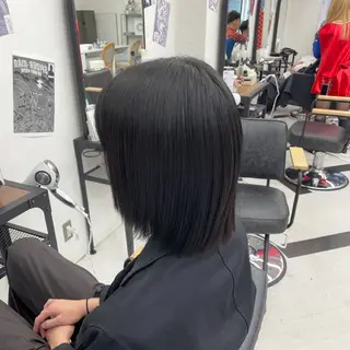 セミロング カラー パーマ ヘアアレンジ メンズ mona/ ストレートスタイル✨のヘアスタイル