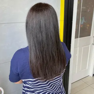 ロング カラー 天池 結衣のヘアスタイル