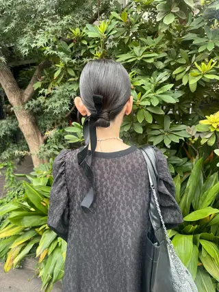 ショート ヘアアレンジ 🎗️【ヘアセット 美眉】吉川玲🎗️のヘアスタイル