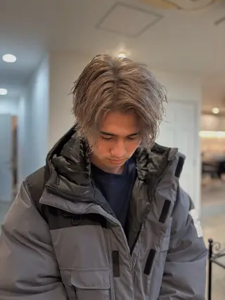 メンズ ☁️RIKA☁️ @ri2_____bのヘアスタイル