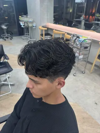 ショート パーマ メンズ 名古屋シャドウパーマ /伊藤恵悟のヘアスタイル