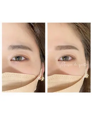 アイブロウ Maison de quatreのマツエク・マツパデザイン