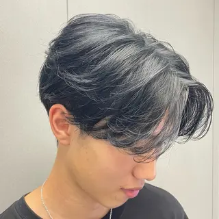 ミディアム カラー ヘアアレンジ メンズ fifth 石川 凪のヘアスタイル