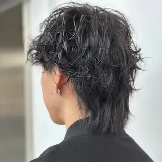 カラー パーマ メンズ 朝楽メンズパーマ 🥇メンズカット吉田のヘアスタイル