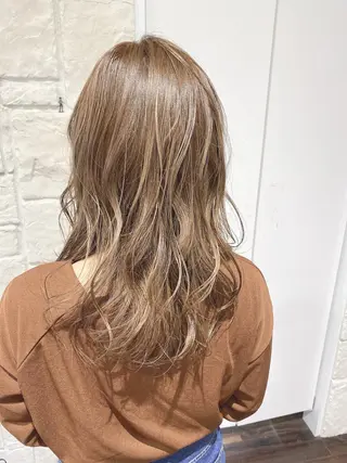 ロング カラー 川合 勇気のヘアスタイル